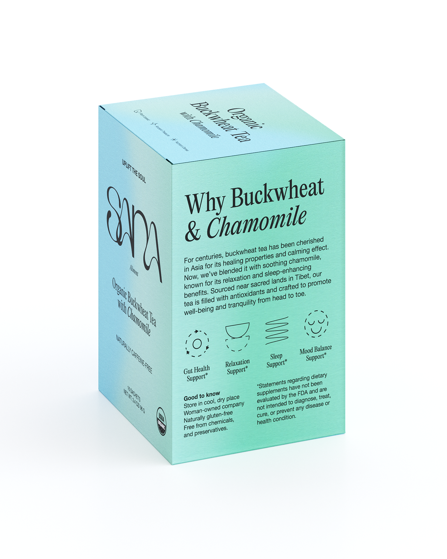 Organic Buckwheat Tea with Chamomile